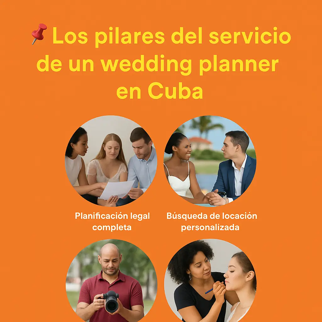  Los pilares del servicio de un wedding planner en Cuba