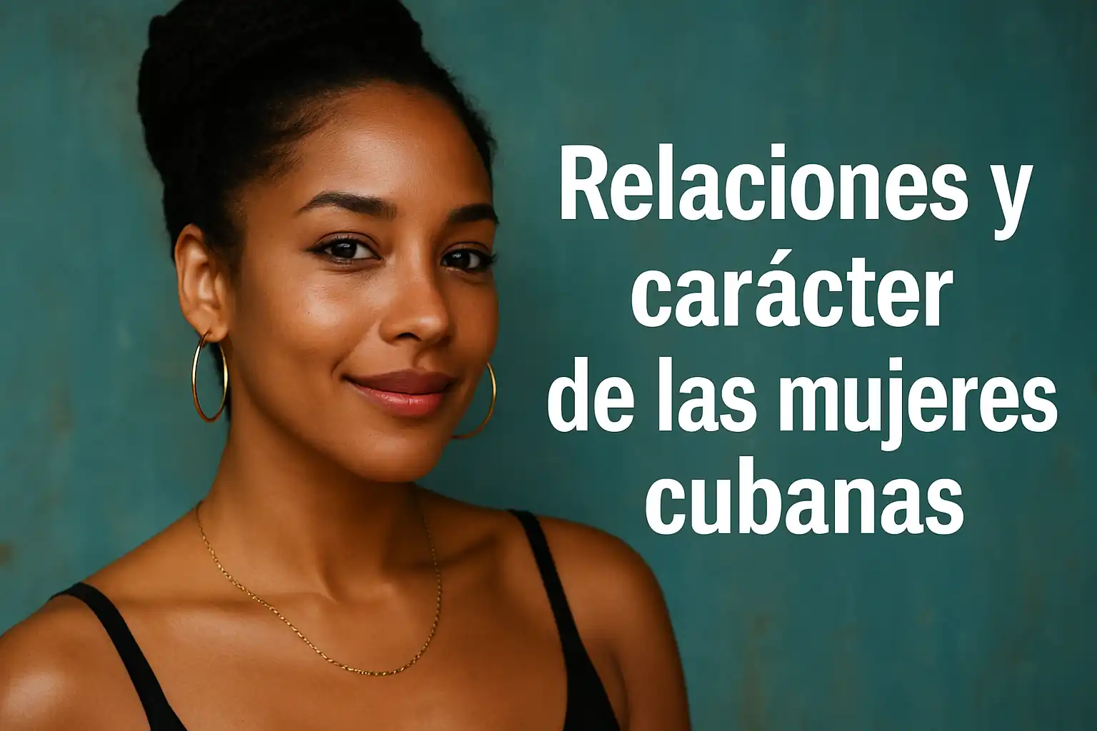 Fotografía digital realista y sugerente de una mujer cubana con mirada intensa y expresión emocional, que refleja el carácter fuerte, la sensualidad y la autenticidad cultural de las mujeres cubanas.