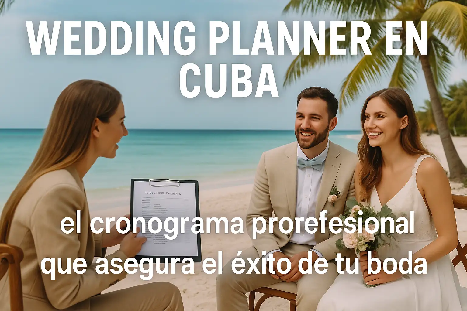 Wedding Planner en Cuba: el cronograma profesional que asegura el éxito de tu boda