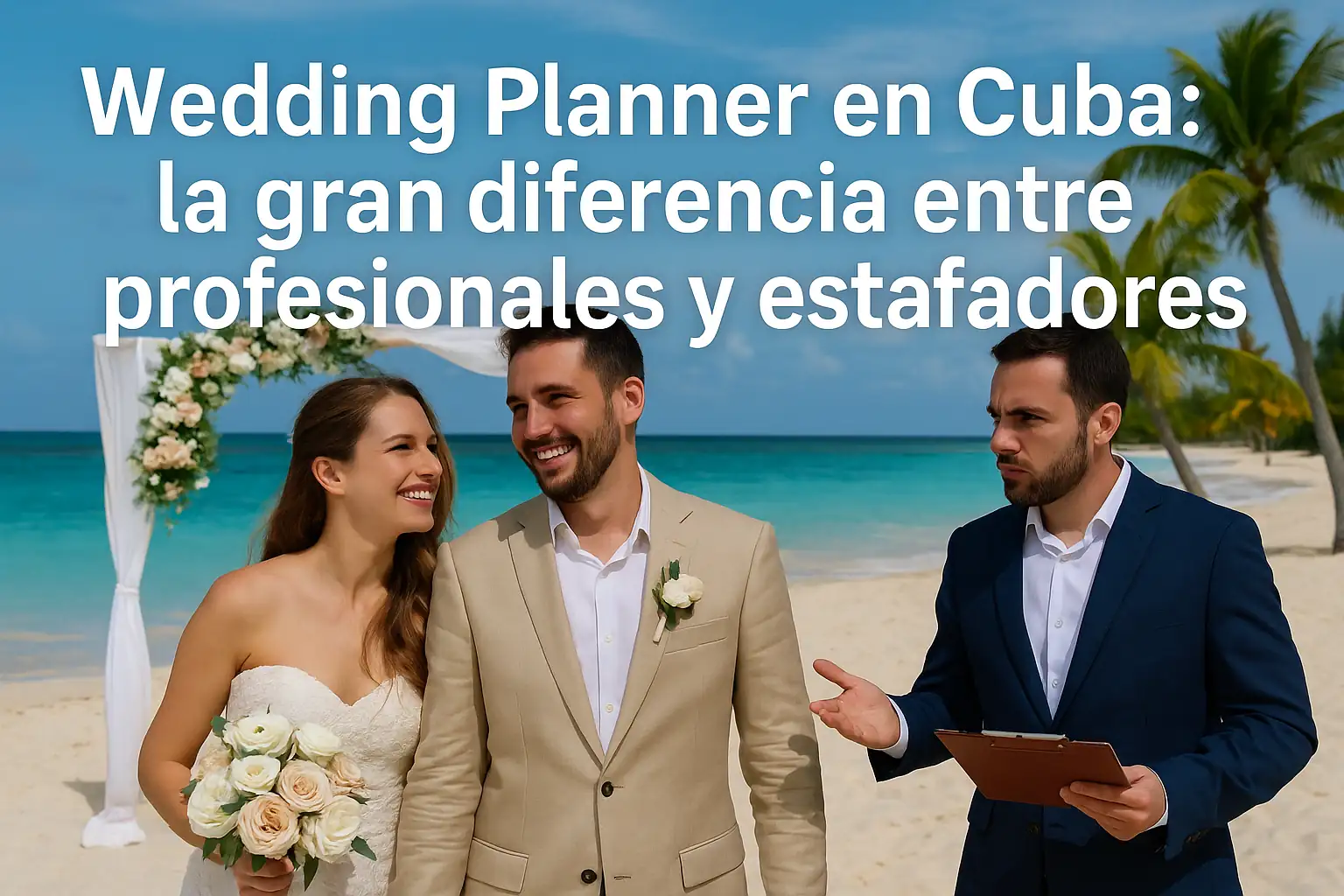 Wedding Planner en Cuba: la gran diferencia entre profesionales y estafadores en la organización de bodas en la playa