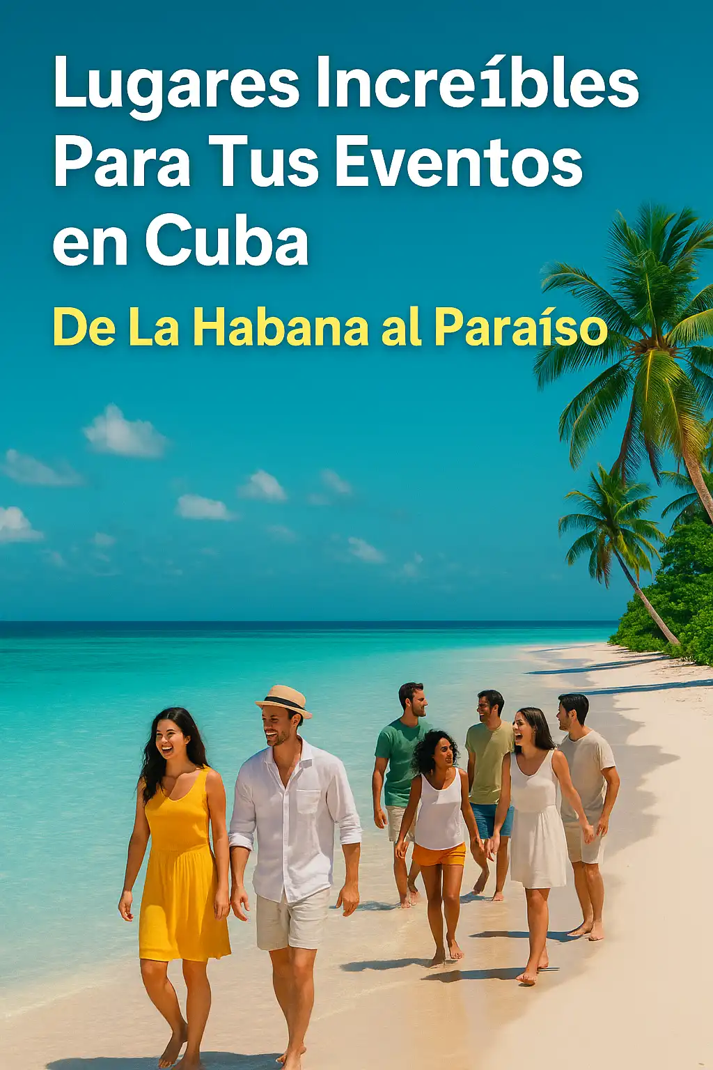Lugares increíbles para tus eventos en Cuba, desde La Habana hasta playas paradisíacas con personas reales celebrando